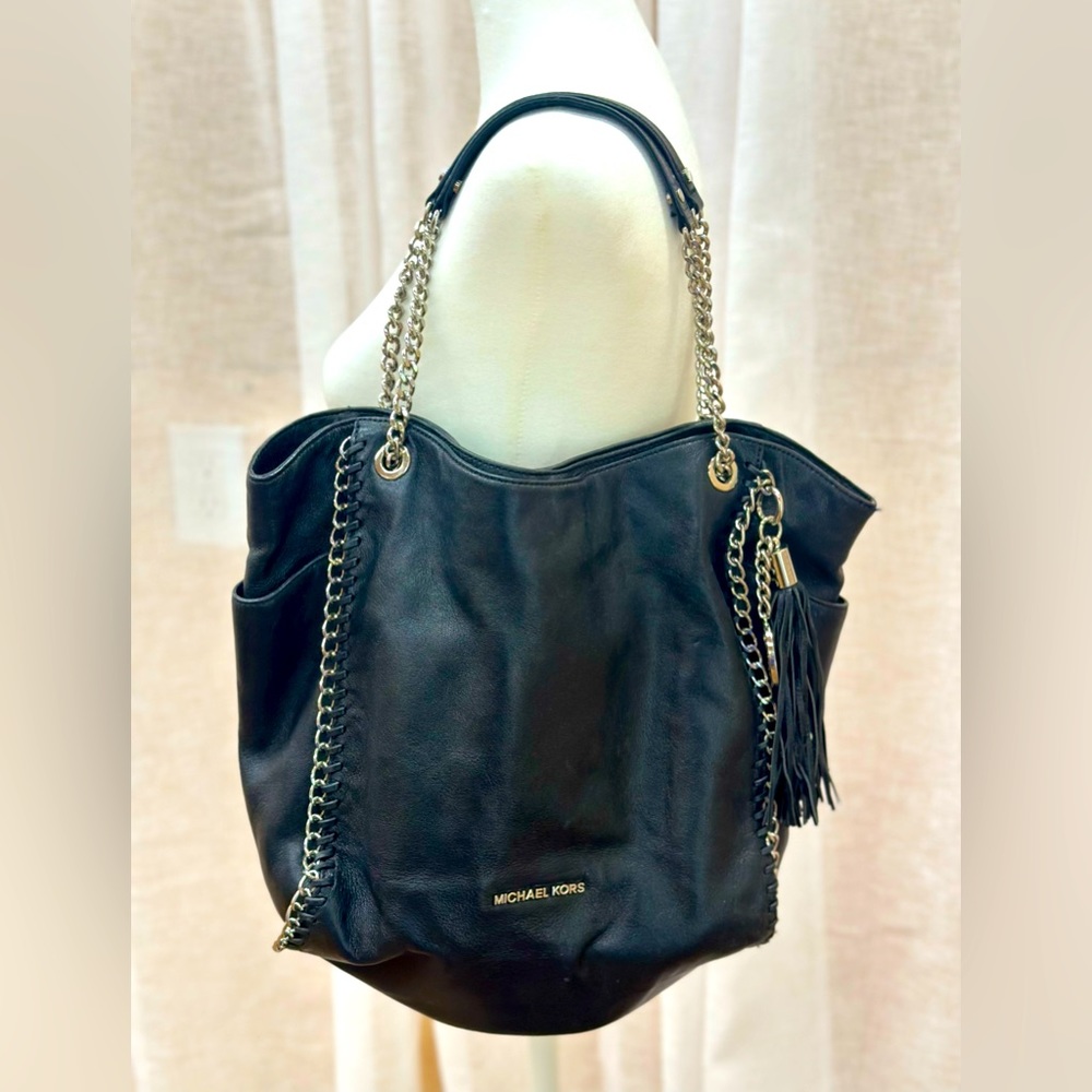 Michael Kors Black Leather Purse